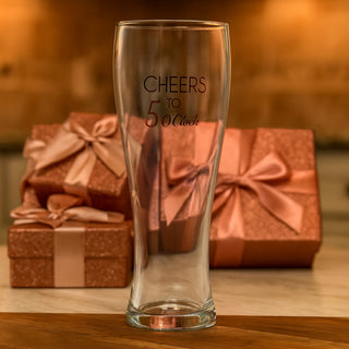 5 O'Clock 15 oz Pilsner Glass