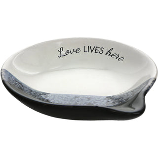 Love Lives Here 4" Spoon Rest