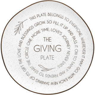 The Giving Plate 10.5" Ceramic Plate