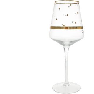 Cheers Dots 17 oz Wine Glass