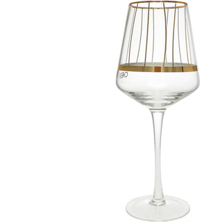 Cheers Stripes 17 oz Wine Glass