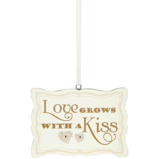 Love 3" x 2" Hanging Plaque