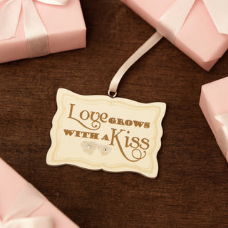 Love 3" x 2" Hanging Plaque