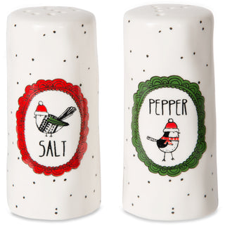Snow Bird Salt and Pepper Shaker Set