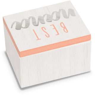 Nana 2.25" x 1.2" x 1.5" MDF Trinket Box