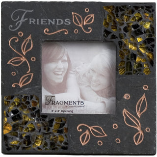 Friends Mosaic 5.5" Slate Photo Frame 3" x 3"