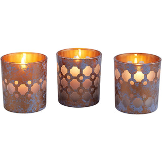 Love Lives Here Bronze 3 Assorted Votive Holders