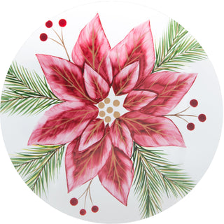 Poinsettia Candle Tray