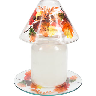 Harvest Leaves Candle Tray