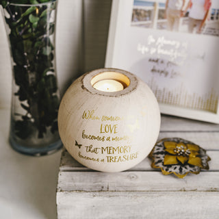 Memory 5" Round Tealight Candle Holder