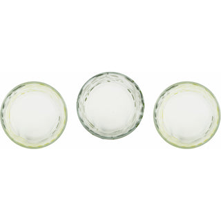 Green Fern 3 Assorted Votive Holders