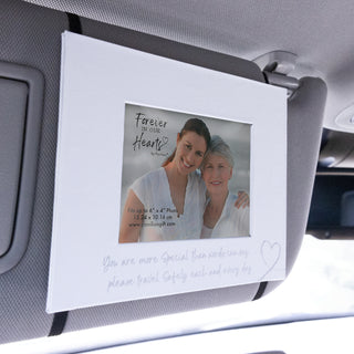 Travel Safely Visor Memorial Photo Frame (Holds 6" x 4" Photo)