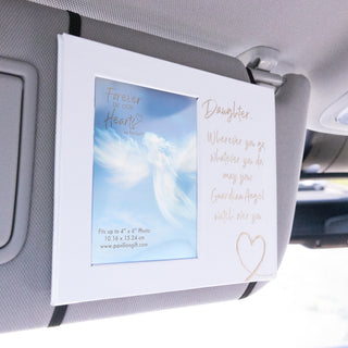 Daugther Guardian Angel Visor Memorial Photo Frame
(Holds 4" x 6" Photo)