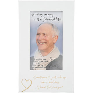 That Was You Visor Memorial Photo Frame with Magnet (Holds 2.5" x 4.25" Photo or Memorial Card)