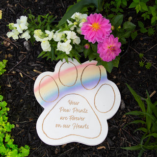 Pawprints 11" Pawprint Garden Stone