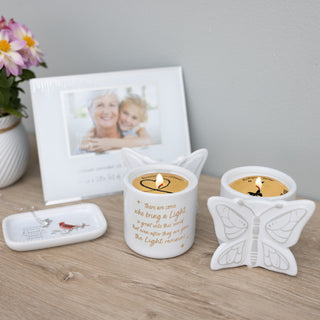 Beside Us 8 oz 100% Soy Wax Reveal Butterfly Candle Scent: Tranquility