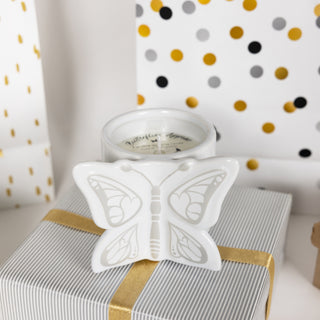 Beside Us 8 oz 100% Soy Wax Reveal Butterfly Candle Scent: Tranquility