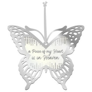 Heaven 4" Mirrored Glass Ornament