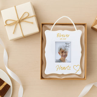 Our Hearts 3.5" x 4.25" Frame (Holds 2" x 2.5" Photo)