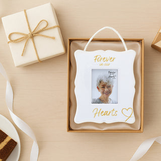Our Hearts 3.5" x 4.25" Frame (Holds 2" x 2.5" Photo)