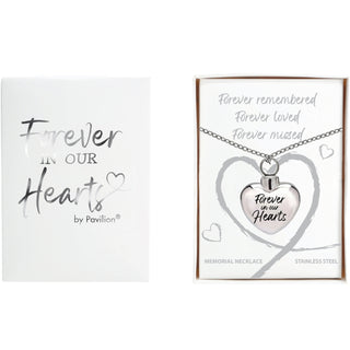 Hearts Adjustable Memorial Heart Necklace