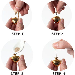 Heaven Adjustable Memorial Heart Necklace