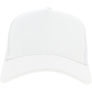 Blank White Mesh White Adjustable Hat