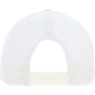 Blank White Mesh White Adjustable Hat