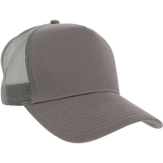 Blank Gray Mesh Gray Adjustable Hat