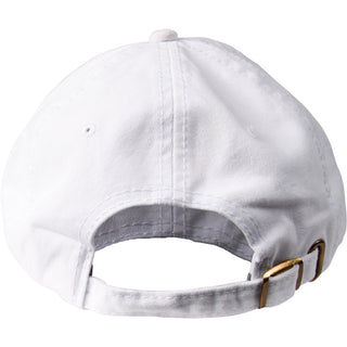 Blank White White Adjustable Hat