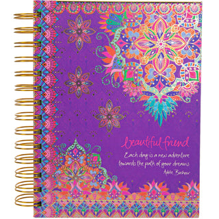 Beautiful Friend 7.5" x 6.5" Spiral Notebook