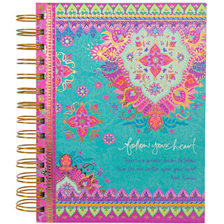Follow Your Heart 7.5" x 6.5" Spiral Notebook